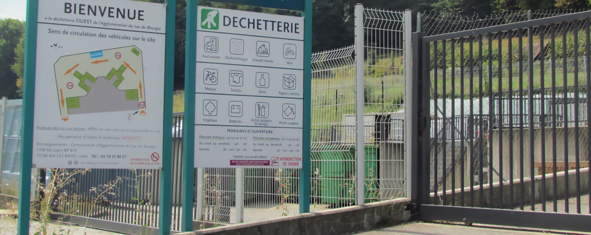 Déchetterie de la Plaisse (Bourget-du-Lac)